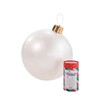 Holiball božićna kugla 46cm, pearl bijela