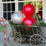 Holiball božićna kugla 46cm, pearl bijela