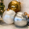 Holiball božićna kugla 76cm, pearl bijela
