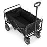 Sklopiva kolica za plažu, crna
