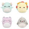 Squishmallows Micromallows - 4Pk (Gordon, Tex, Tabitha, Irina) - 6cm