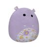 Squishmallows - Hanna - Ljubičasti nilski konj s cvjetnim trbuhom - 35cm
