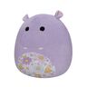 Squishmallows - Hanna - Ljubičasti nilski konj s cvjetnim trbuhom - 35cm