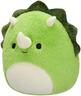 Squishmallows Fuzzamallow - Tristan - Zeleni triceratops - 30cm