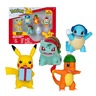 Pokemon Figurica "Battle Figure" 6Pk - Bulbasaur, Charmander, Squirtle, Pikachu, Rowlet, Vanillite