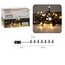 Božićne LED lampice – 500 LED, IP44, toplo bijela, 25 m, efekt bljeska, 8 načina osvjetljenja