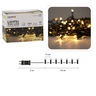 Božićne LED lampice – 300 LED, IP44, toplo bijela, 15 m, 8 načina osvjetljenja