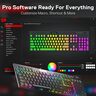 Redragon HORUS PRO K618RGB-PRO, mehanička tipkovnica, crna