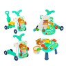 Edukativna guralica 4u1 + tricikl, romobil i interaktivni stol, zelena