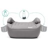 Fillikid Flip Deluxe booster sjedalo, Isofix, i-size, siva