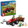 LEGO® City Crveni traktor s prikolicom i ovce 60461
