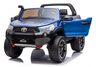 Licencirani auto na akumulator Toyota Hilux 4x4 - dvosjed - plavi/lakirani