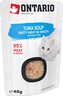 Ontario Cat Adult 40g, juha s komadićima tune