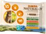 IAMS Naturally Cat Adult Land & Sea Collection 4x85G, četiri okusa