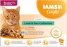 IAMS Delights Senior multipack 1020g (12x85g), dva okusa