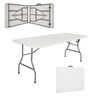 ARANEA sklopivi stol 180x74x74cm, bijeli