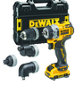 Dewalt aku udarna bušilica DCD703L2T s više glava, 12V sa priborom