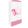 Dječji ormar Zvončica 2, rozi