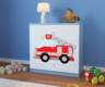 Dječja komoda vatrogasci, plava