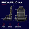 Trust GXT721 RUYA PRO , gaming stolica , crna