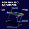 Trust GXT710 LUMINUS PRO RGB , gaming desk , crni