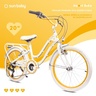 SUNBABY dječji bicikl Heart 20″, bijelo/zlatni
