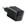 Anker 323 1xUSB-A 1xUSB-C 33W zidni punjač, crni