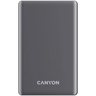 CANYON power bank OnPower 505, slim, Magsafe, 5000 mAh, sivi