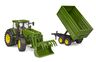 Bruder traktor John Deere 7R 350 s prednjim utovarivačem i prikolicom za prijevoz