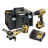 DEWALT set aku alata DCK2026P2T, bušilica/odvijač DCD805 + kutna brusilica DCG405-P2, 18V, 2x5Ah baterija, punjač, TSTAK kofer