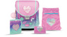 Školska torba set, anatomska, 4u1, Karbon, ABC A GIRL’S WORLD