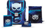 Školska torba set, anatomska, 4u1, Karbon, ABC SUPER HERO