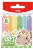 Marker flomaster, M&G, mini fluo, Soft Animals, komplet od 6 kom