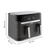 Tefal friteza na vrući zrak Dual Easy Fry & Grill 8,3 l EY905B10