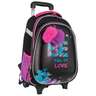 Školski ruksak, na kotačima, Connect, XT Be Full Of Love