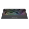 Redragon Shiva PRO K515-RGB, membranska tipkovnica, bežična, crna
