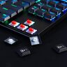 Redragon Horus K621RGB-PRO, mehanička tipkovnica, bežična, Red switch, crna
