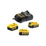 DEWALT set punjač i baterije DCB115P3-QW (3x5 Ah, punjač)