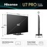 Hisense 65" ULED Mini-LED TV 65U7Q PRO, 4K UHD, VIDAA Smart TV, Hi-View AI Engine PRO, 165Hz Game Mode Ultra