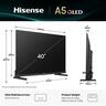 Hisense 40" QLED TV 40A5Q, Full HD, VIDAA Smart TV, Dolby Atmos, Noise Reduction
