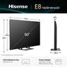 Hisense 50" ULED Mini-LED TV 50E8Q, 4K UHD, VIDAA Smart TV, Hi-View AI Engine, 144Hz Game Mode PRO