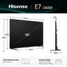 Hisense 98" QLED TV 98E7Q, 4K UHD, VIDAA Smart TV, 144Hz Game Mode PRO, Dolby Vision-Atmos, AI 4K Upscaler