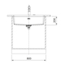 Franke sudoper Maris 2.0 Black Collection MRG 110-72
