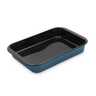 Mehrzer pekač pravokutni 41x26cm, Emaille Superiore, plava