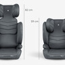 Kikka Boo autosjedalica i-Stand i-Size, Grupa 2, 3 (15-36 kg) (100-150 cm) - Dark Grey
