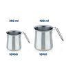 Kela lončić za mlijeko HERTA, 0,35l nehrđajući čelik 18/10 cmat srebrna