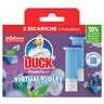 Duck Fresh Discs Virtual Violet, gel za čišćenje i osvježavanje wc školjke, punjenje, 72 ml