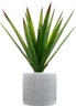Atmosphera umjetno cvijeće u tegli - aloe vera, 48 cm, zelena