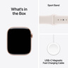 Apple Watch Series 11 GPS + Cellular 42mm Rose Gold Aluminium Case with Light Blush Sport Band S/M, pametni sat