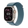 Apple Watch Ultra 3 GPS + Cellular 49mm Natural Titanium Case with Light Blue Alpine Loop - Medium, pametni sat